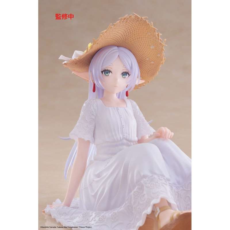 SPOTT-GR Frieren: Beyond Journey's End - Φιγούρα PVC Desktop Cute Figure Frieren Summer Dress Ver. Μεγέθους 13cm
