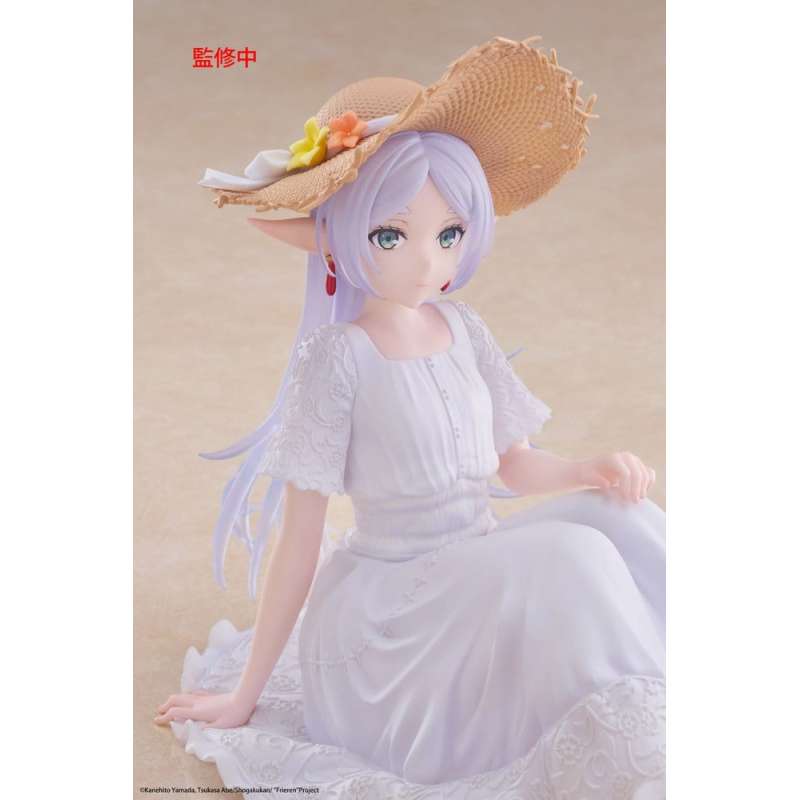 SPOTT-GR Frieren: Beyond Journey's End - Φιγούρα PVC Desktop Cute Figure Frieren Summer Dress Ver. Μεγέθους 13cm