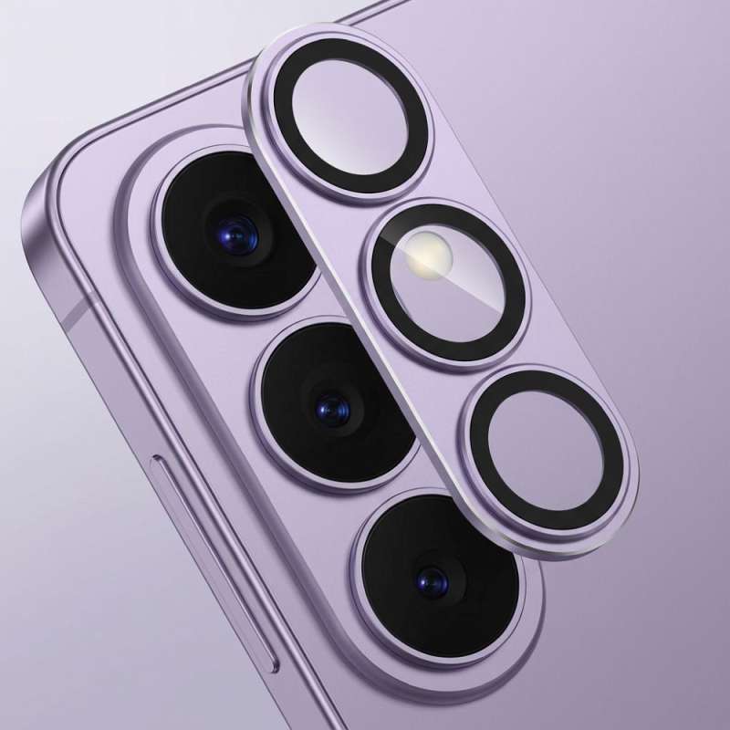 SPOTT-GR AR+AF Full Metal - Προστατευτικό Τζαμάκι Κάμερας για Samsung Galaxy S26 σε Μωβ Χρώμα