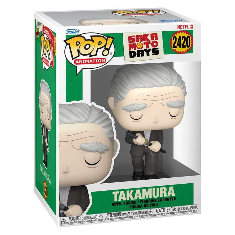 SPOTT-GR Sakamoto Days POP! Animation - Φιγούρα Βινυλίου Takamura Μεγέθους 9cm