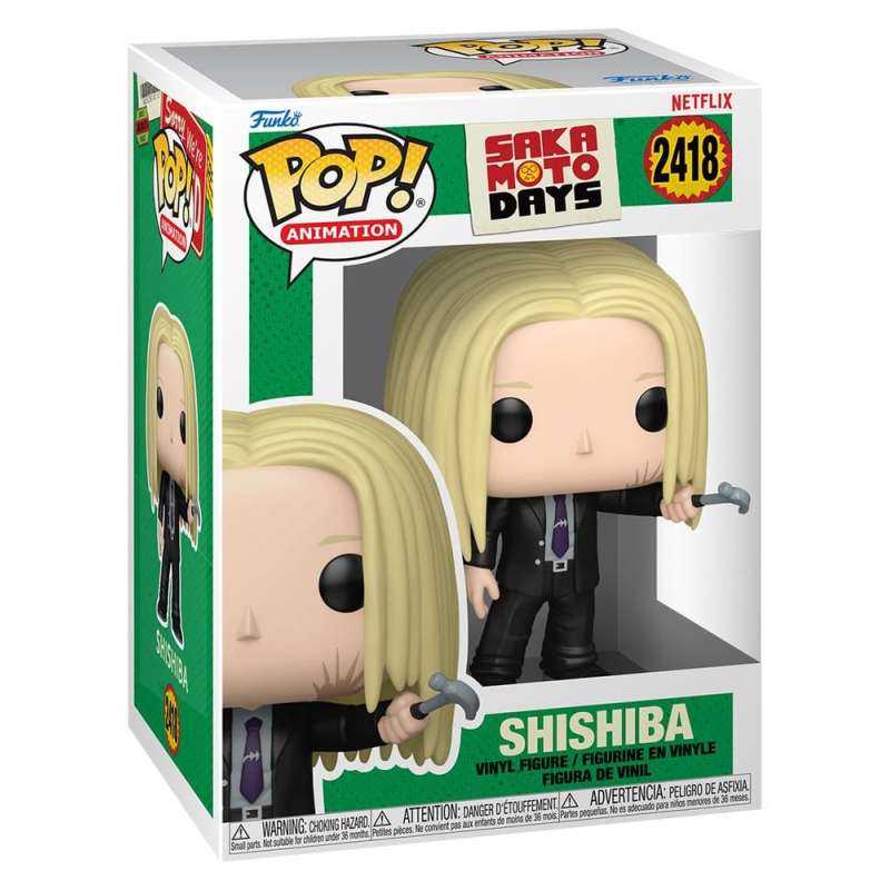 SPOTT-GR Sakamoto Days POP! Animation - Φιγούρα Βινυλίου Shishiba Μεγέθους 9cm