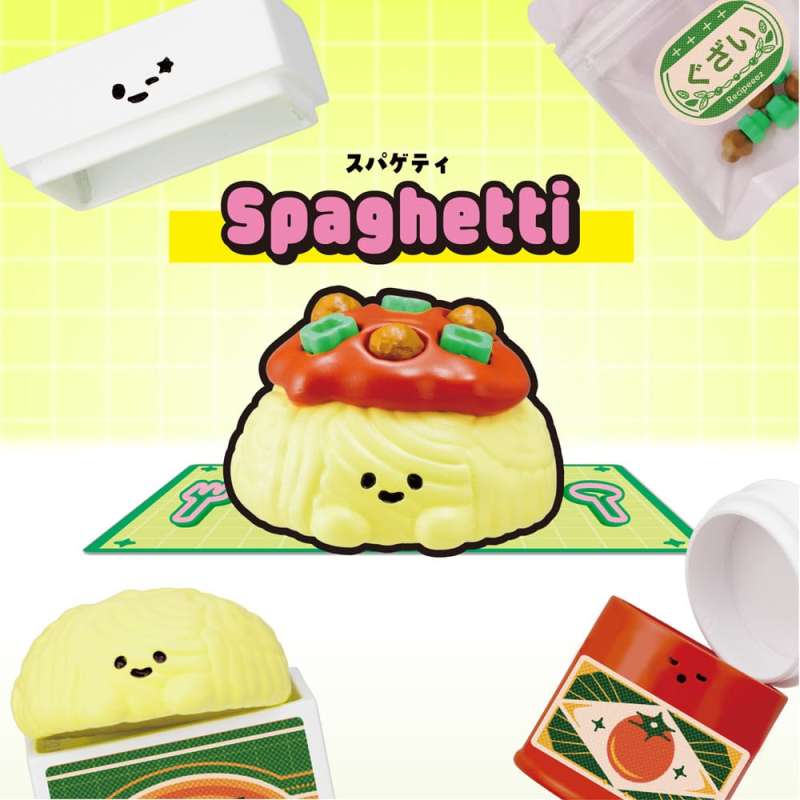 SPOTT-GR Recipeeez - Μίνι Φιγούρα Menu 01 Μεγέθους 3cm (Σετ 4 Τεμάχια)