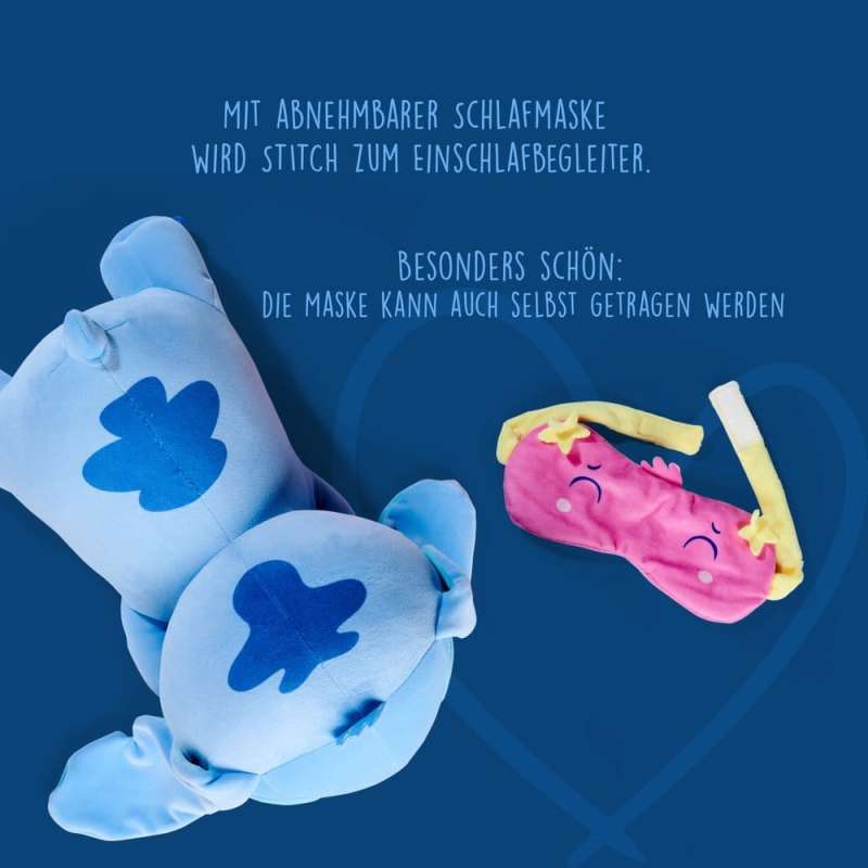 SPOTT-GR Disney Snuglets Wellbeing Heavy - Λούτρινο Stitch Μεγέθους 40cm