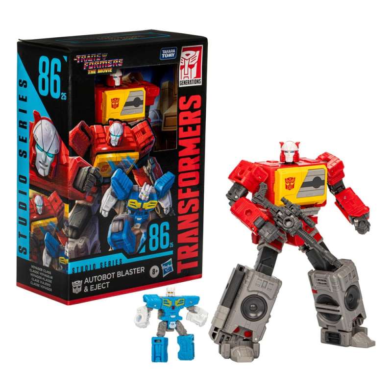 SPOTT-GR The Transformers: The Movie Generations Studio Series Voyager Class - Φιγούρα Δράσης Autobot Blaster & Eject Μεγέθους 16cm