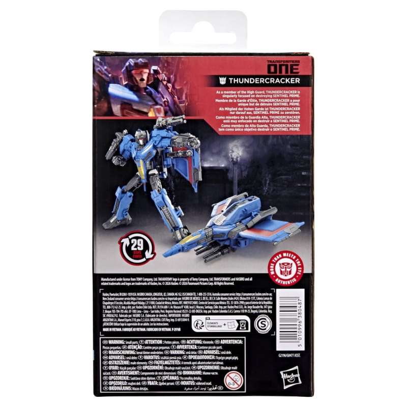 SPOTT-GR Transformers One Studio Series Deluxe Class - Φιγούρα Δράσης Thundercracker Μεγέθους 13cm