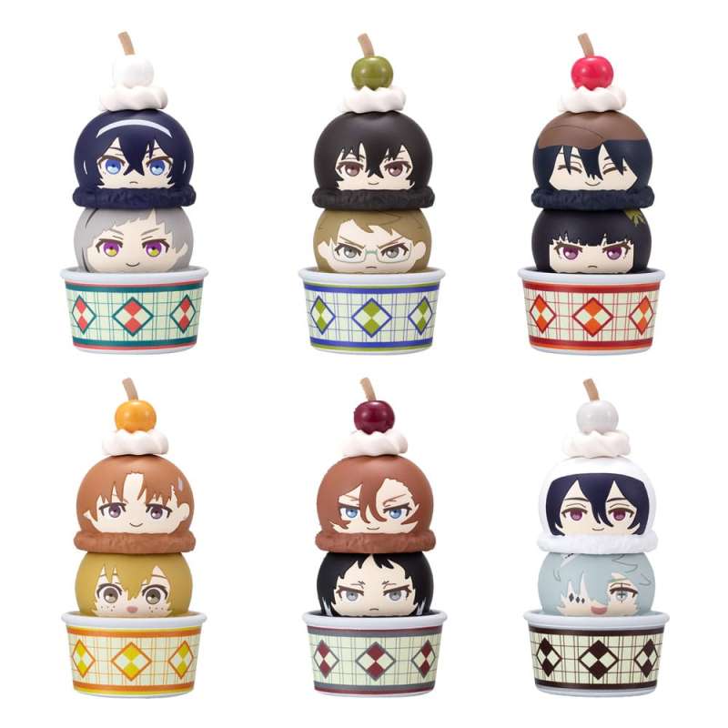 SPOTT-GR Bungo Stray Dogs Tsumichen Stack up & Change Trading - Φιγούρες Μεγέθους 8cm (With Gift) (6-Pack)