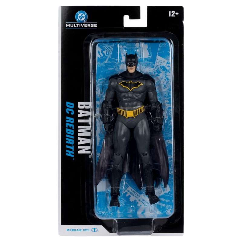SPOTT-GR DC Multiverse - Φιγούρα Δράσης Batman (DC Rebirth) Μεγέθους 18cm
