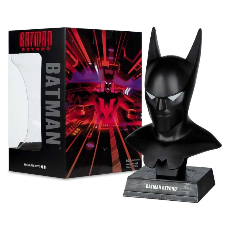 SPOTT-GR DC Direct Prop - Ρέπλικα (Αναλογία 1/3) Batman Cowl (Batman Beyond Animated) Μεγέθους 18cm