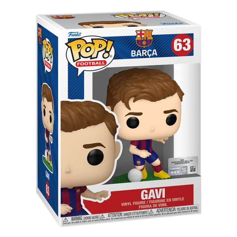 SPOTT-GR EFL POP! Football - Φιγούρα Βινυλίου Barcelona - Gavi Μεγέθους 9cm