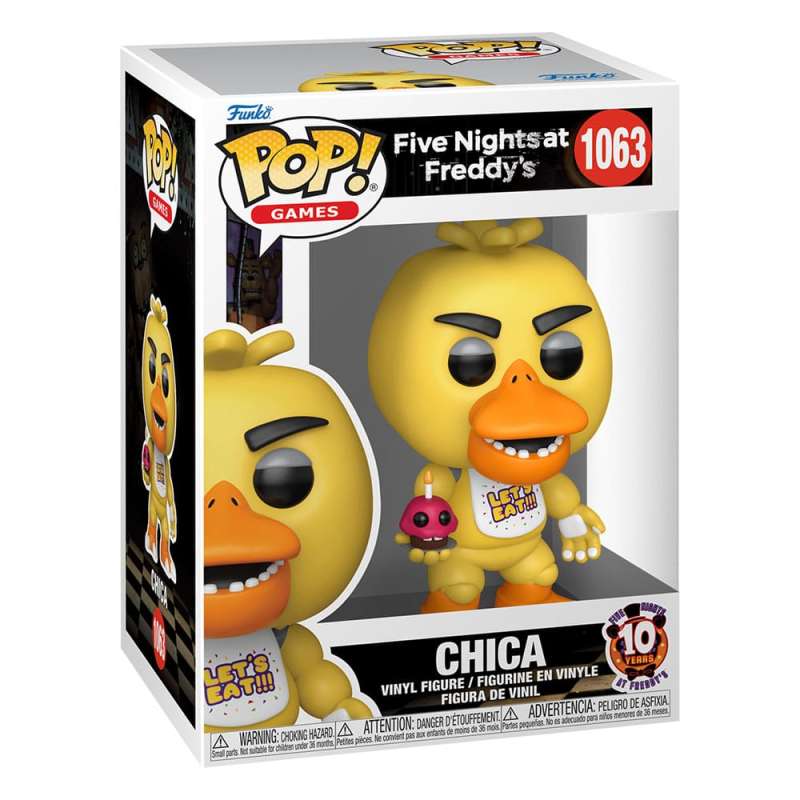 SPOTT-GR Five Nights at Freddy's POP! - Φιγούρα Βινυλίου 10th Anniversary - Chica Μεγέθους 9cm