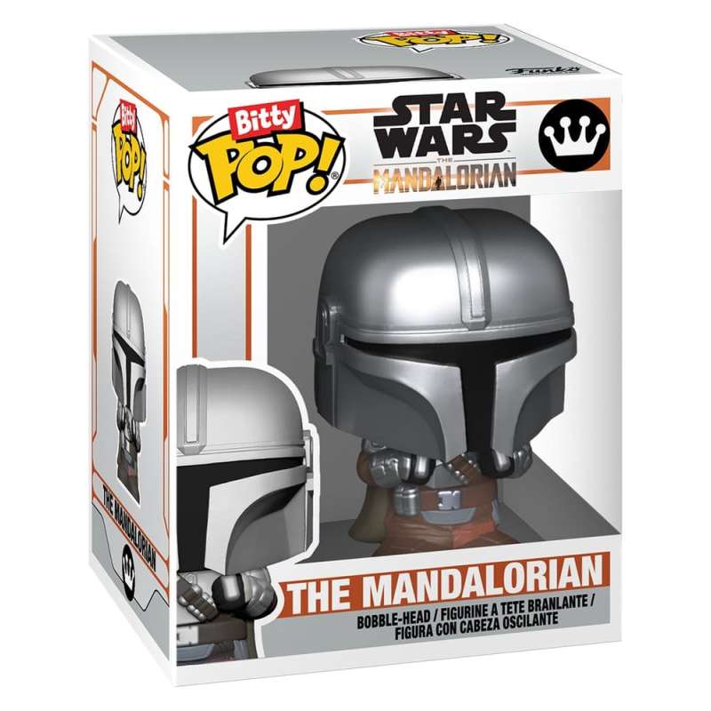 SPOTT-GR Star Wars Bitty POP! Ride - Φιγούρα Βινυλίου N1 w/Mando Μεγέθους 2.5cm