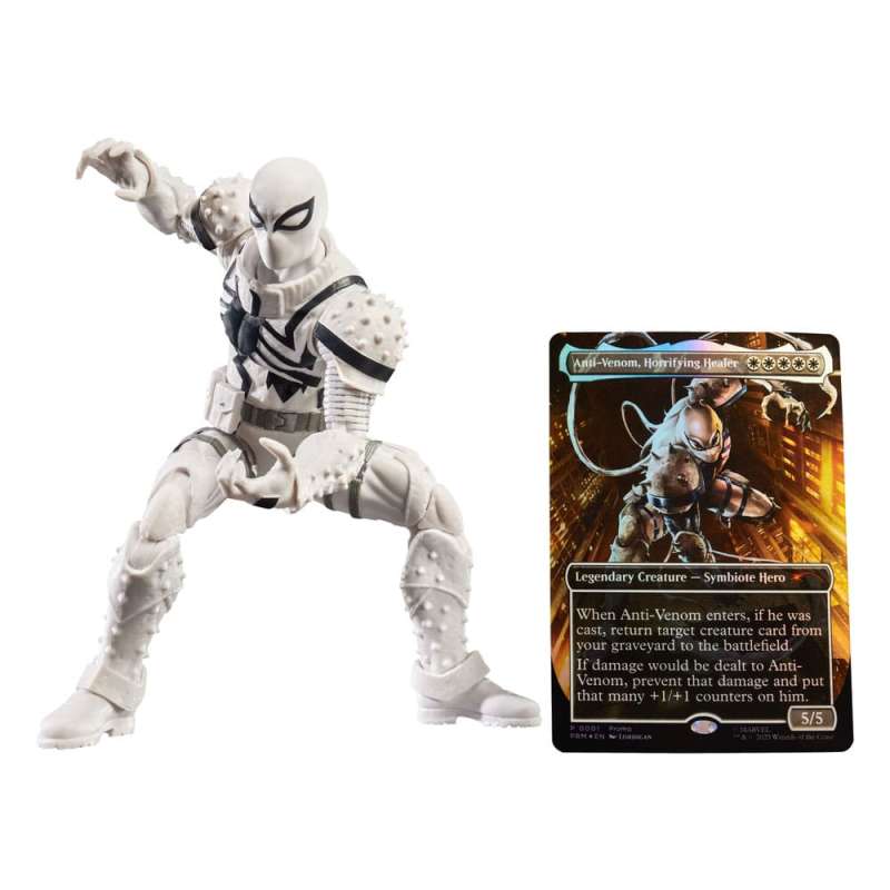 SPOTT-GR Marvel Legends Magic: The Gathering - Φιγούρα Δράσης Agent Anti-Venom (με Exclusive Foil Card) Μεγέθους 15cm