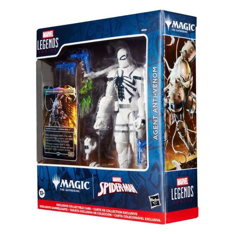 SPOTT-GR Marvel Legends Magic: The Gathering - Φιγούρα Δράσης Agent Anti-Venom (με Exclusive Foil Card) Μεγέθους 15cm