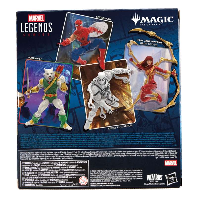 SPOTT-GR Marvel Legends Magic: The Gathering - Φιγούρα Δράσης Agent Anti-Venom (με Exclusive Foil Card) Μεγέθους 15cm