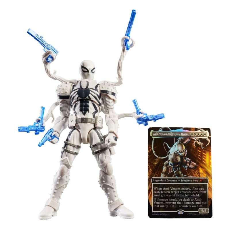 SPOTT-GR Marvel Legends Magic: The Gathering - Φιγούρα Δράσης Agent Anti-Venom (με Exclusive Foil Card) Μεγέθους 15cm