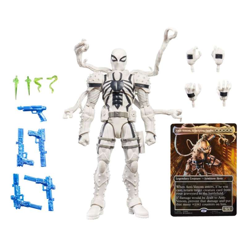 SPOTT-GR Marvel Legends Magic: The Gathering - Φιγούρα Δράσης Agent Anti-Venom (με Exclusive Foil Card) Μεγέθους 15cm
