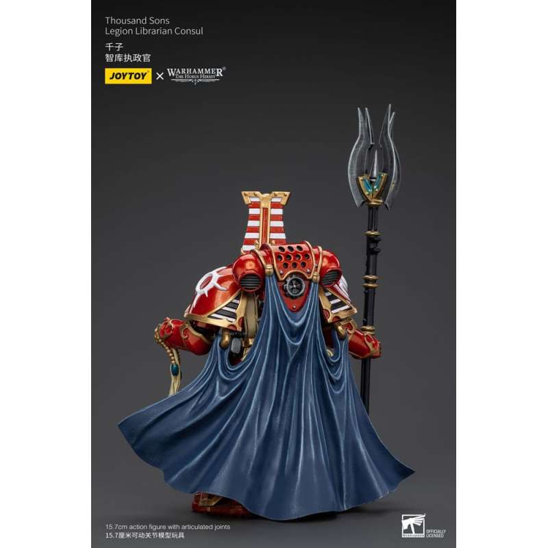 SPOTT-GR Warhammer The Horus Heresy - Φιγούρα Δράσης (Αναλογία 1/18) Thousand Sons Legion Librarian Consut Μεγέθους 16cm