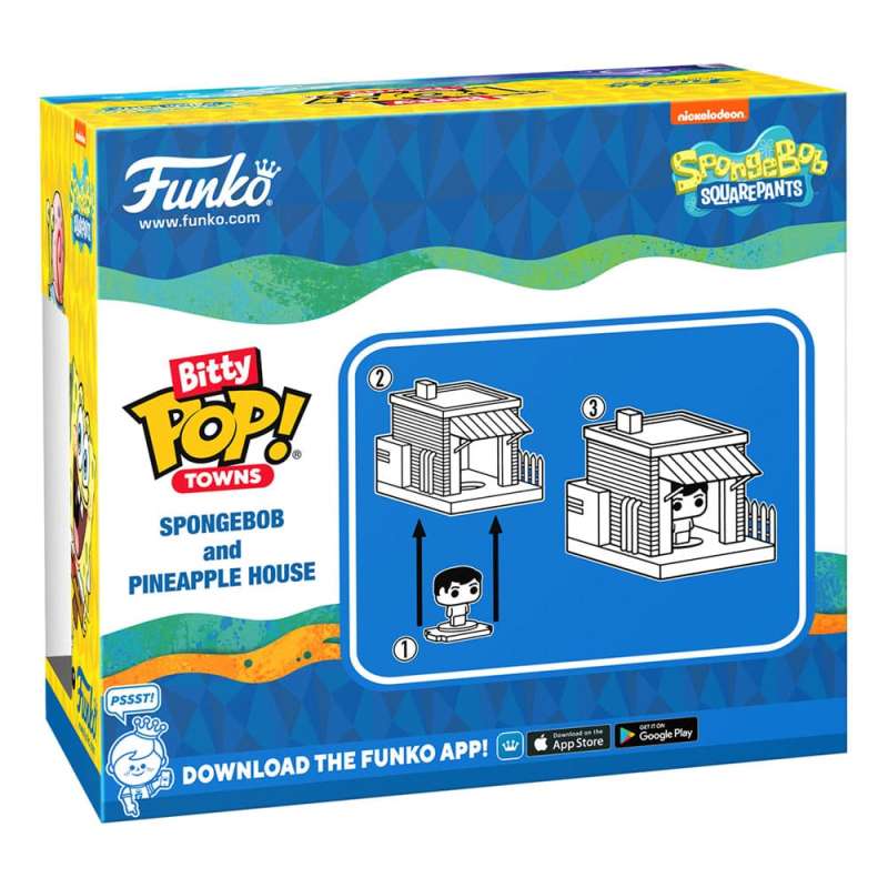 SPOTT-GR Spongebob Bitty POP! Town - Φιγούρα Βινυλίου Spongebob at Home