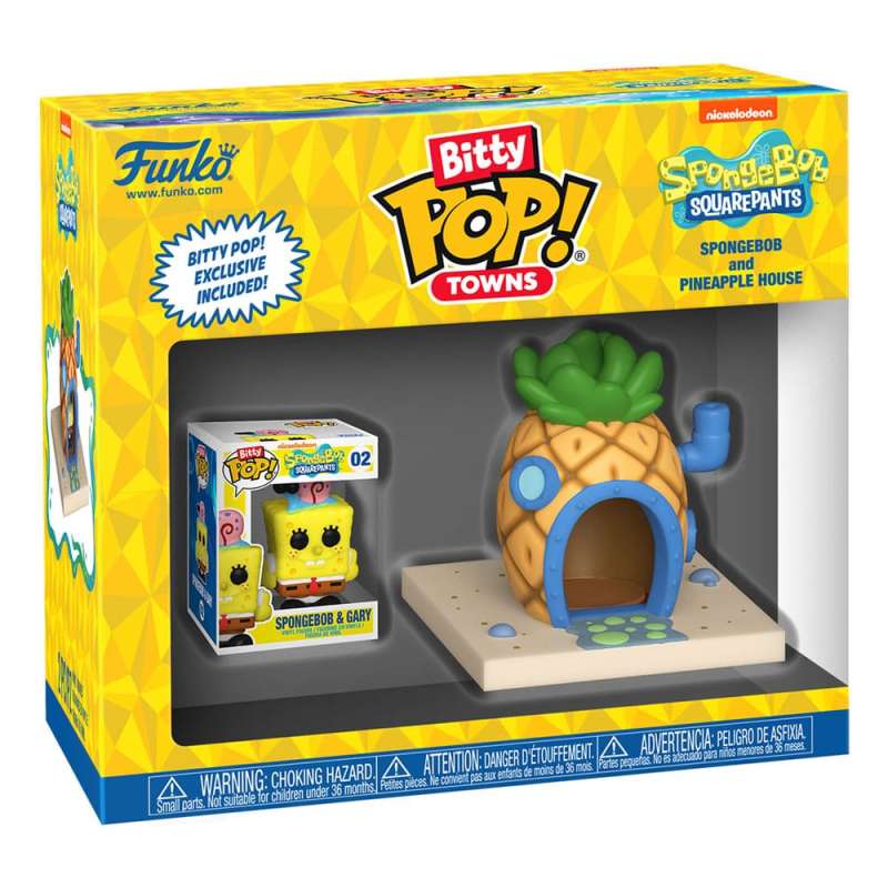 SPOTT-GR Spongebob Bitty POP! Town - Φιγούρα Βινυλίου Spongebob at Home