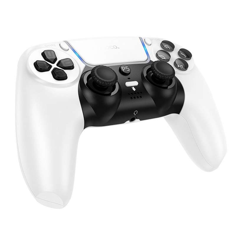 SPOTT-GR Hoco GA32 - Ασύρματο Gaming Χειριστήριο Συμβατό με PS4 / PS5 σε Άσπρο Χρώμα