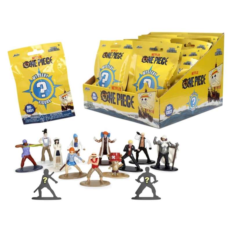 SPOTT-GR One Piece Nano Metalfigs - Μίνι Φιγούρες Blind Pack Μεγέθους 5cm Display (Σετ 24 Τεμάχια)