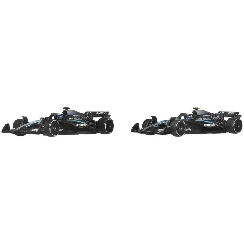 SPOTT-GR Formula 1 Hot Wheels Premium - Die-Cast Οχήματα (Αναλογία 1/64) Team Mercedes-AMG PETRONAS (2-Pack)