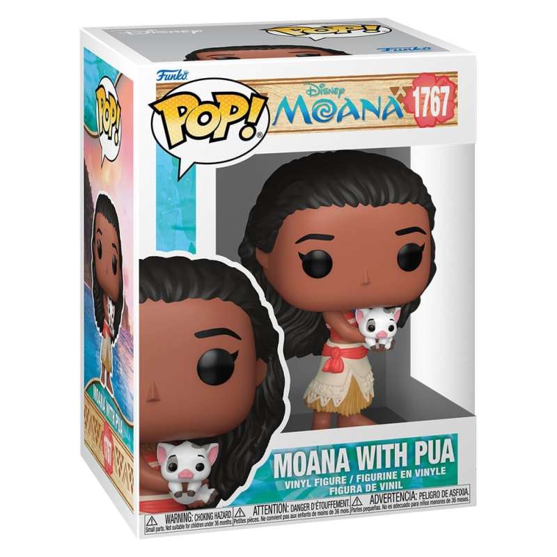 SPOTT-GR Moana POP! & Buddy - Φιγούρα Βινυλίου Moana w/Pua Μεγέθους 9cm