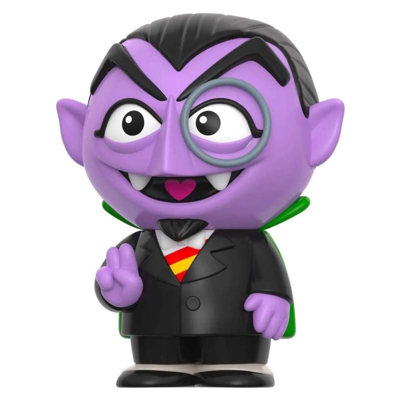 SPOTT-GR Sesame Street Fun! Fun! - Φιγούρα Βινυλίου Count von Count (Wave 01) Μεγέθους 18cm