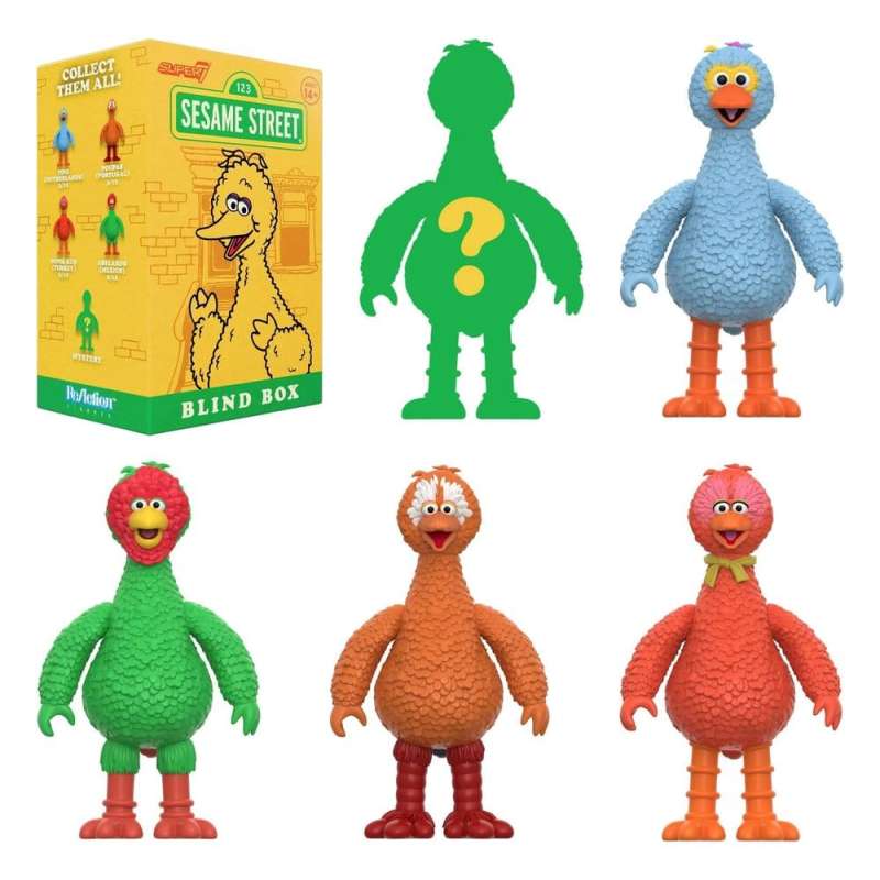 SPOTT-GR Sesame Street (Big Birds from Around the World) - Φιγούρες Δράσης σε Blind Box (Wave 5) Display (Σετ 12 Τεμάχια)