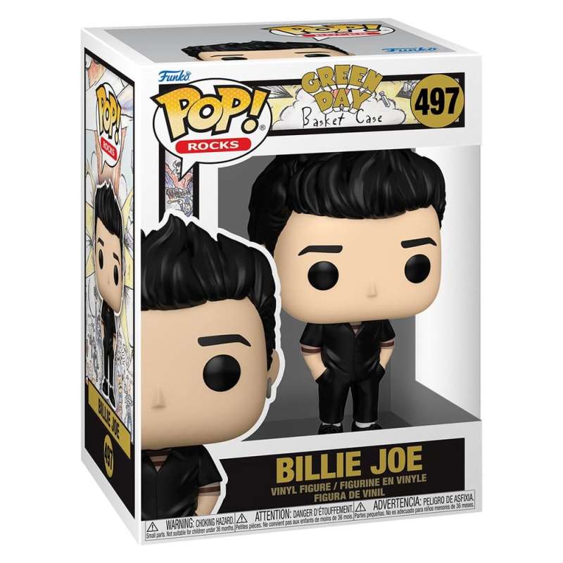 SPOTT-GR Green Day POP! Rocks - Φιγούρα Βινυλίου Billie Joe (Basket Case) Μεγέθους 9cm