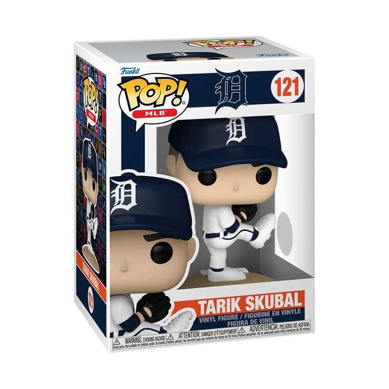SPOTT-GR MLB POP! - Φιγούρα Βινυλίου Tigers - Tarik Skubal Μεγέθους 9cm