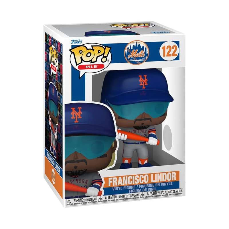 SPOTT-GR MLB POP! - Φιγούρα Βινυλίου Mets - Francisco Lindor Μεγέθους 9cm
