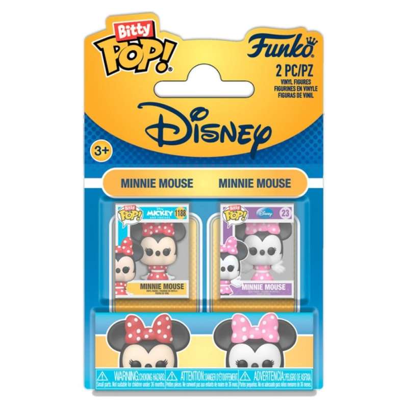 SPOTT-GR Sanrio Bitty POP! - Φιγούρες Βινυλίου Minnie Mouse Μεγέθους 2cm (2-Pack)