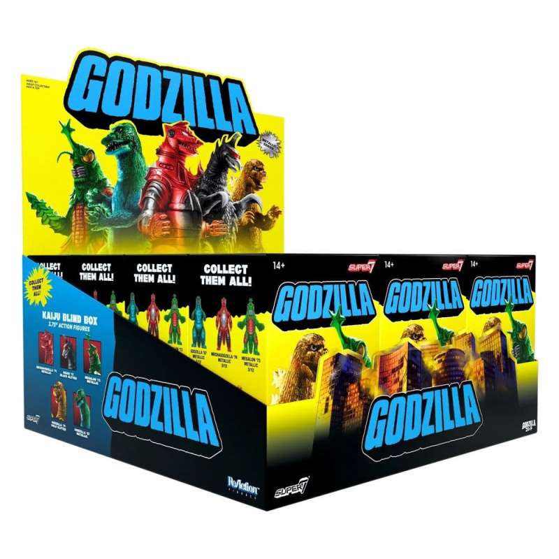 SPOTT-GR Godzilla Toho (Metallic) - Φιγούρα Δράσης Blind Box Wave 5 Display (Σετ 12 Τεμάχια)