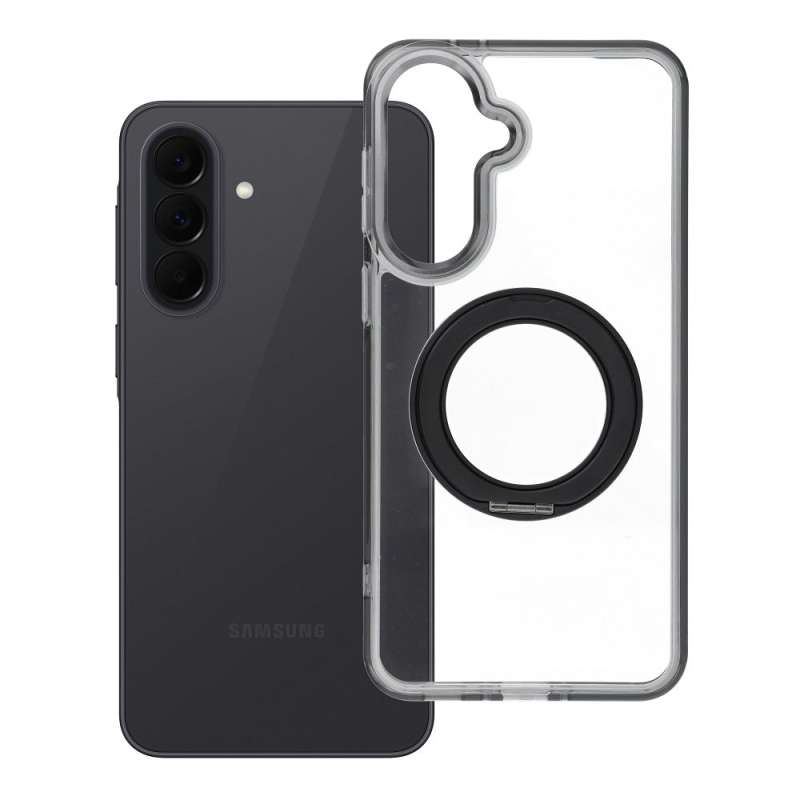 SPOTT-GR Frame Circle Stand - Θήκη για Samsung Galaxy A37 με Υποστήριξη MagSafe σε Μαύρο Χρώμα