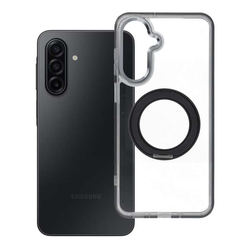 SPOTT-GR Frame Circle Stand - Θήκη για Samsung Galaxy A17 με Υποστήριξη MagSafe σε Μαύρο Χρώμα