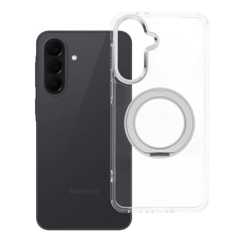 SPOTT-GR Frame Circle Stand - Θήκη για Samsung Galaxy A37 με Υποστήριξη MagSafe Διάφανη