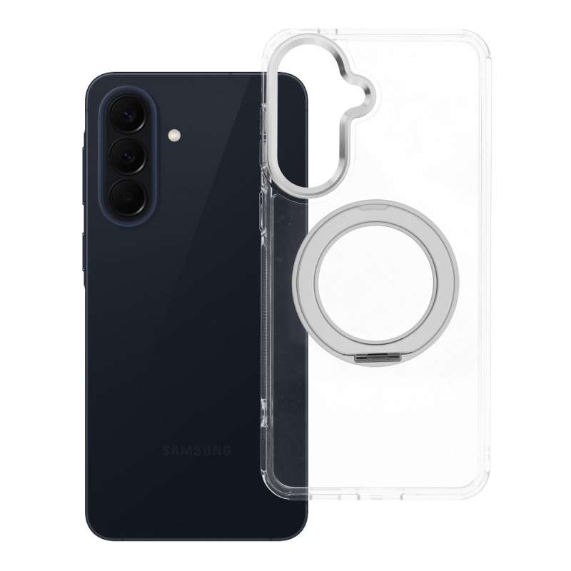 SPOTT-GR Frame Circle Stand - Θήκη για Samsung Galaxy A57 με Υποστήριξη MagSafe Διάφανη