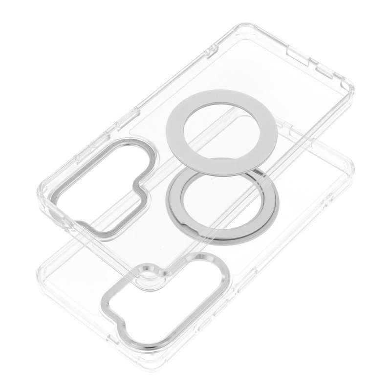 SPOTT-GR Frame Circle Stand - Θήκη για Samsung Galaxy A17 με Υποστήριξη MagSafe Διάφανη