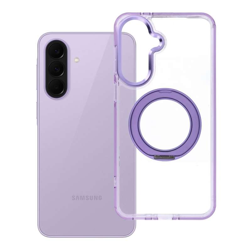 SPOTT-GR Frame Circle Stand - Θήκη για Samsung Galaxy A37 με Υποστήριξη MagSafe σε Μωβ Χρώμα