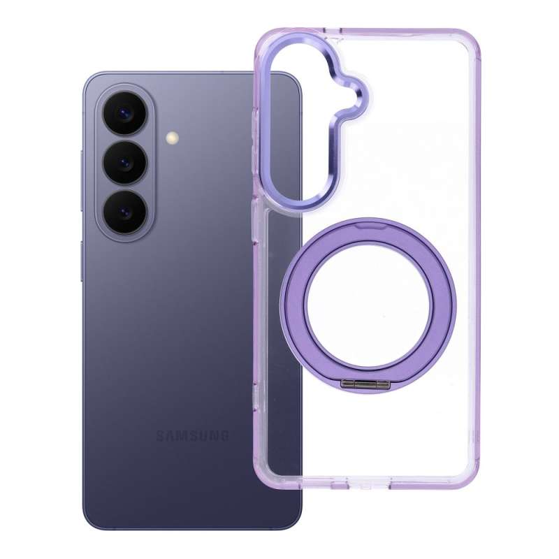 SPOTT-GR Frame Circle Stand - Θήκη για Samsung Galaxy S26 με Υποστήριξη MagSafe σε Μωβ Χρώμα