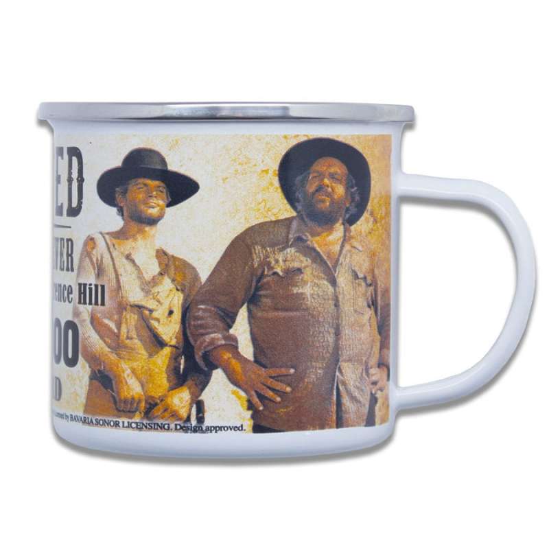 SPOTT-GR Bud Spencer & Terence Hill - Κούπα από Σμάλτο Wanted