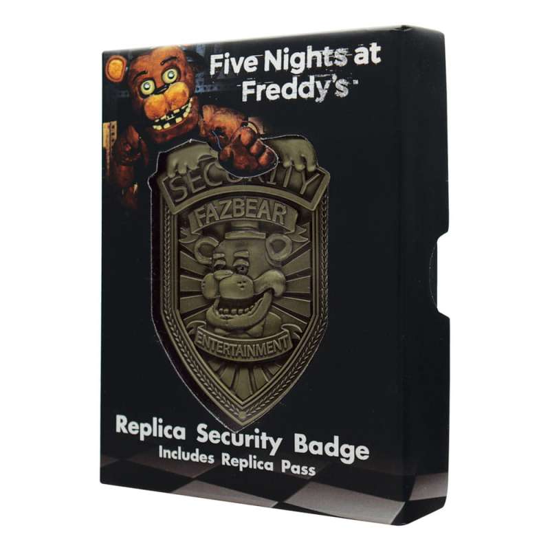SPOTT-GR Five Nights at Freddy´s - Ρέπλικα Security Badge Antique Brass Edition