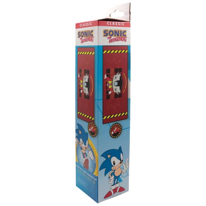 SPOTT-GR Sonic - The Hedgehog Desk Pad & Σουβέρ Set Dr. Eggman σε Κόκκινο Χρώμα