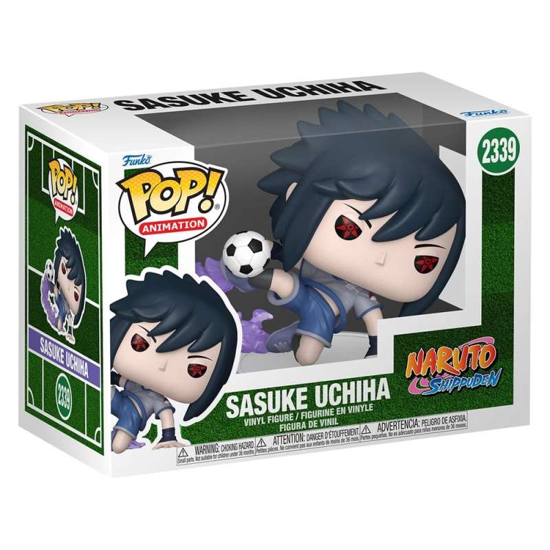SPOTT-GR Naruto Soccer POP! Football - Φιγούρα Βινυλίου Sasuke Μεγέθους 9cm