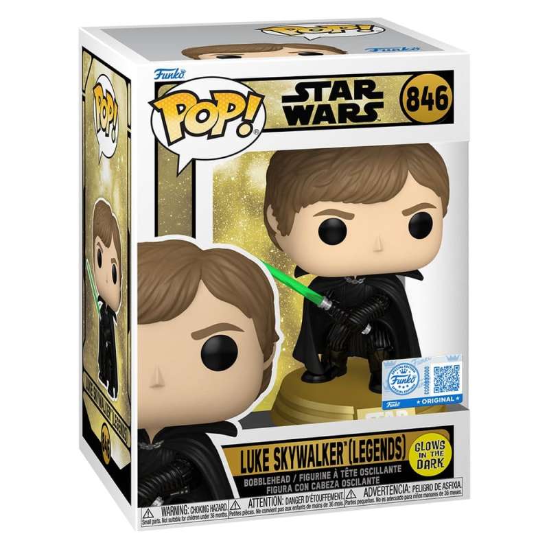 SPOTT-GR Star Wars Legends POP! - Φιγούρα Βινυλίου Luke (GW) Μεγέθους 9cm