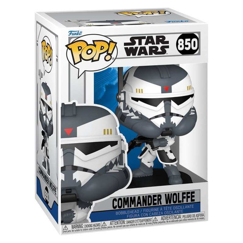 SPOTT-GR Star Wars Animation POP! - Φιγούρα Βινυλίου Comm Wolffe Μεγέθους 9cm