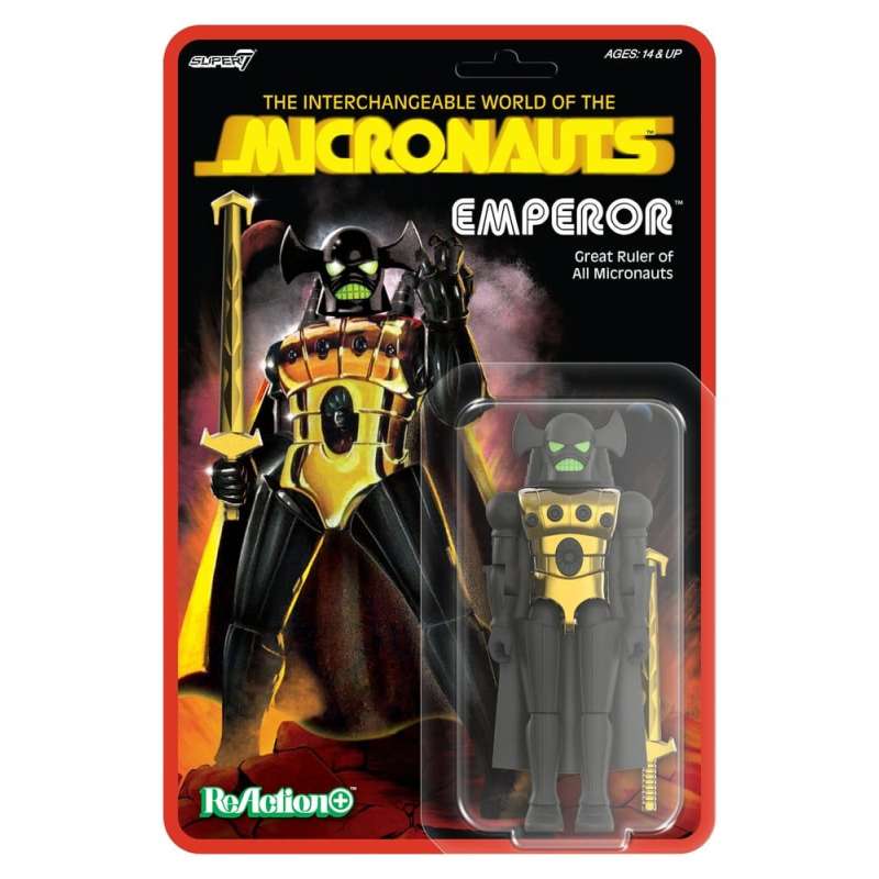 SPOTT-GR Micronauts ReAction+ - Φιγούρα Δράσης Emperor Μεγέθους 10cm (Wave 03)