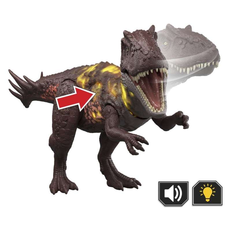 SPOTT-GR Jurassic World: Survival - Φιγούρα Δράσης Wild Roar Metriacanthosaurus Μεγέθους 31cm