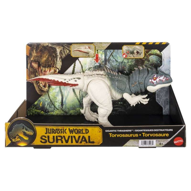 SPOTT-GR Jurassic World: Survival - Φιγούρα Δράσης Gigantic Thrashers Torvosaurus Μεγέθους 30cm